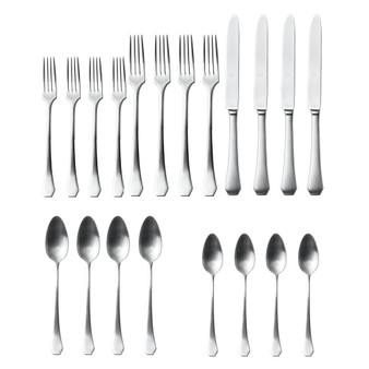 Moretto Ice Flatware Set, 20 Piece