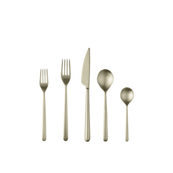 Linea Ice Flatware Set, 5 Piece
