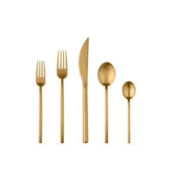 Due Ice Oro Flatware Set, 5 Piece