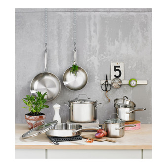 Classic Stainless Steel 10-Pc. Cookware Set