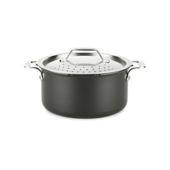 Simply Strain Aluminum Hard Anodized Non-stick 6 Qt. Multi-Pot