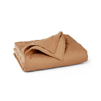 Home Washed Linen Quilted Reversible Throw, 50" x 60"