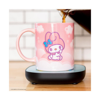 My Melody Coffee Mug with Electric Mug Warmer - Keeps Your Favorite Beverage Warm - Auto Shut On/Off