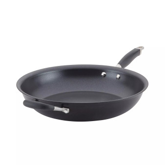 Advanced Home Hard-Anodized Nonstick 14.5" Skillet with Helper Handle