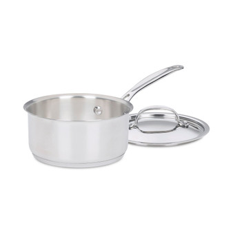 Chef's Classic™ Stainless Steel 1-Qt. Covered Saucepan