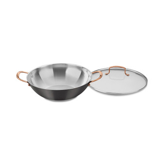 Onyx Black & Rose Gold All-Purpose Pan & Lid, Created for Macy's
