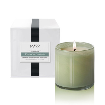 Fresh Cut Gardenia Living Room Classic Candle, 6.5-oz.