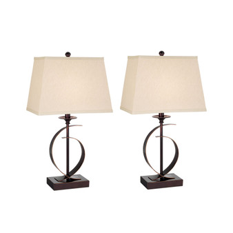 Pacific Coast Novo Set of 2 Table Lamps