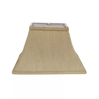 Cloth&Wire Slant Rectangle Bell Hardback Lampshade with Washer Fitter