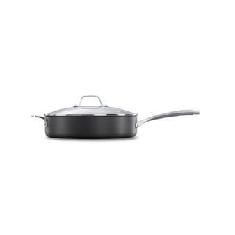 Classic Hard-Anodized Nonstick Cookware 5 Quart Saute Pan with Lid