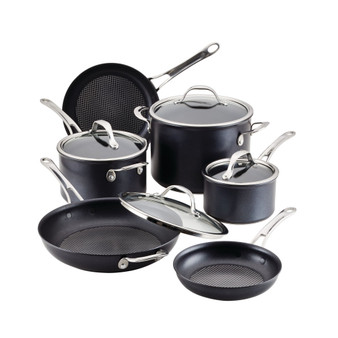 X Hybrid Nonstick Induction Cookware Set, 10 Piece