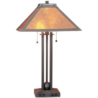 Table Lamp with Mica Shade