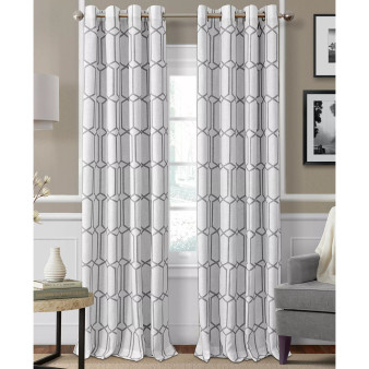 Kaiden Blackout Linen 52" x 84" Window Panel