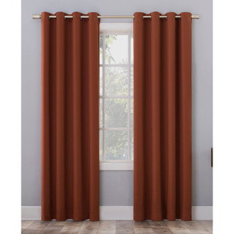 Oslo Grommet Theater Grade Extreme Blackout Grommet Curtain Panel, 84" L x 52" W