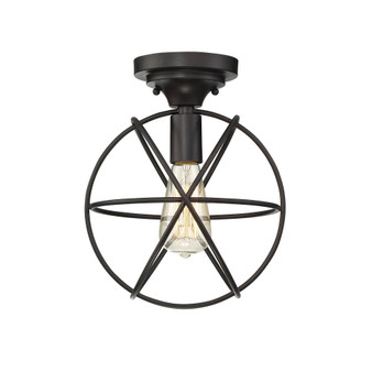 1-Light Ceiling Light In Oil Rubbed Bronze