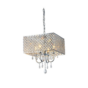 Royal 17" 4-Light Indoor Chandelier with Light Kit