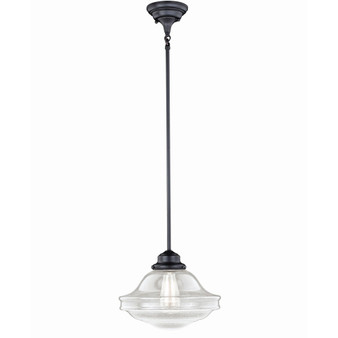 Huntley Farmhouse Pendant Light Clear Glass