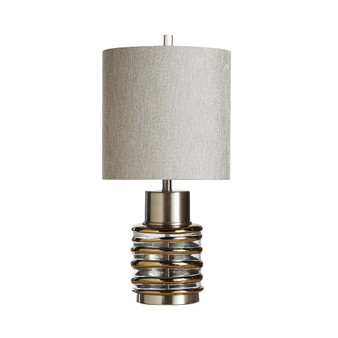 Eton 27in Transitional Metal and Glass Table Lamp