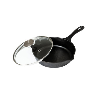 Glass Lid with Stainless Steel Knob for 8" Skillet