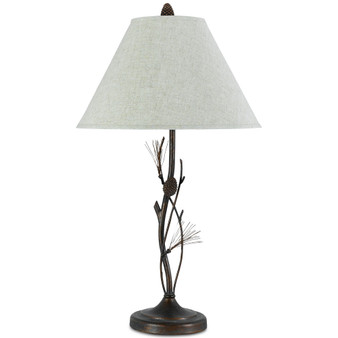 150W 3-Way Pine Twig Iron Table Lamp