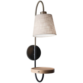 Jeffrey Wall Lamp with USB Port