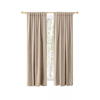 Grand Pointe Rod Pocket Curtain Panel w/Back Tabs 54"W x 84"L