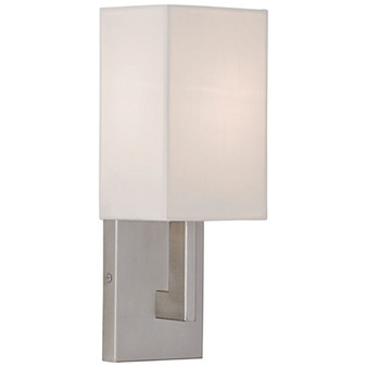 Hollborn 1-Light Brushed Nickel Sconce