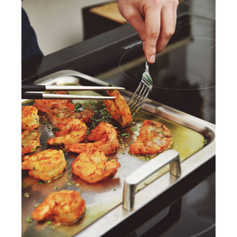 Ron 13.75" Stainless Steel 5-Ply Teppanyaki Plate