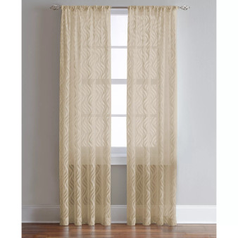 Lyric Ogee 50" x 63" Rod Pocket Window Panel