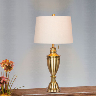 1587AB 31" Classic Urn Antique Table Lamp