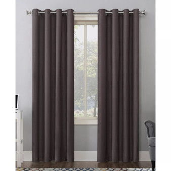 Duran Thermal Insulated Blackout Grommet Curtain Panel, 95" L x 50" W