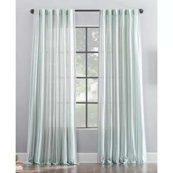 Washed Stripe Curtain Collection