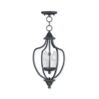 Home Basics 3-Light Convertible Mini Chandelier/Ceiling Mount
