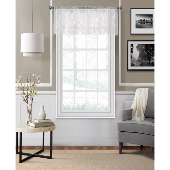 Montego 52" x 95" Sheer Burnout Window Panel