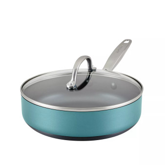 Achieve Hard Anodized Nonstick 3 Quart Saute Pan with Lid