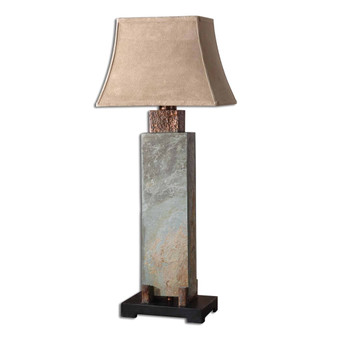 Tall Slate Table Lamp