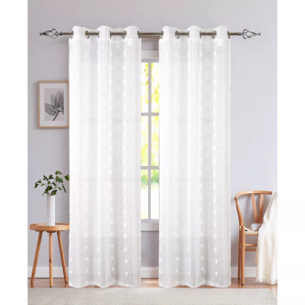 Cloud Window Panel Set, 76" x 84"