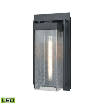 Overton 1 Outdoor Sconce Matte Black