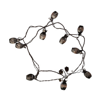 Four Seasons Sienna FS Pineapple Set String Lights, Brown, 10'