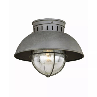 Harwich Coastal Farmhouse Barn Flush Mount Ceiling Light