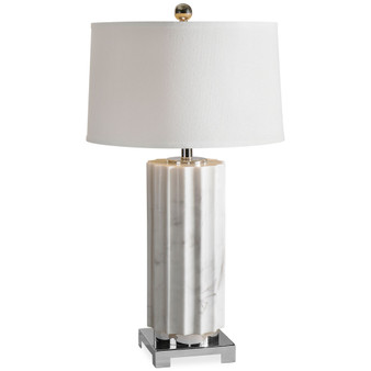 Castorano White Marble Table Lamp