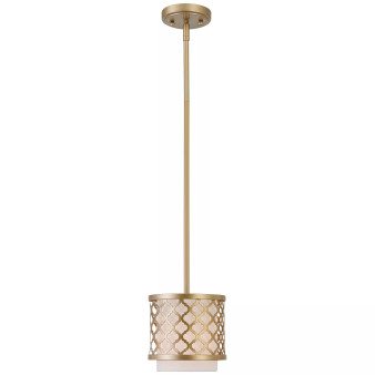 Arabesque Mini Drum Pendant