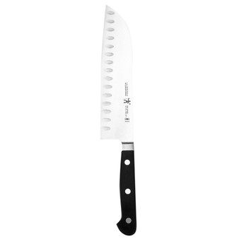International "Classic" Granton Hollow Edge Santoku, 7"
