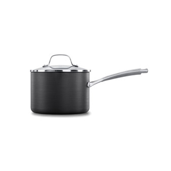 Classic Hard-Anodized Nonstick Cookware 3.5 Quart Sauce Pan with Lid