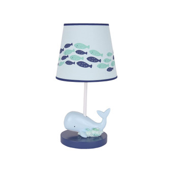 Oceania Blue Ocean/Sea/Nautical Nursery Lamp with Shade & Bulb