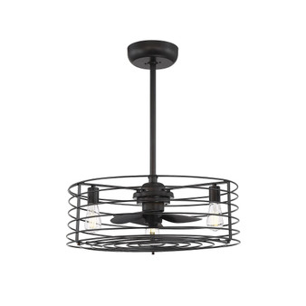 3-Light Ceiling Fan In English Bronze