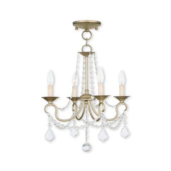 Pennington 4-Light Convertible Mini Chandelier/Ceiling Mount