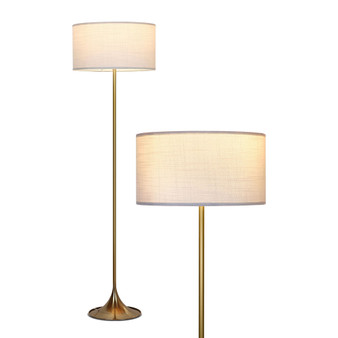 Quinn LED Decor Standing Floor Lamp with Drum Shade