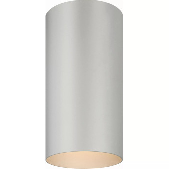 1-Light Flush Mount Cylinder Ceiling Fixture