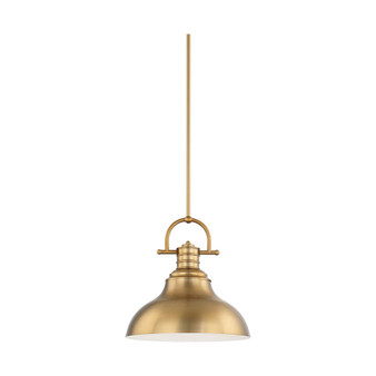 1-Light Integrated LED Downrod Pendant